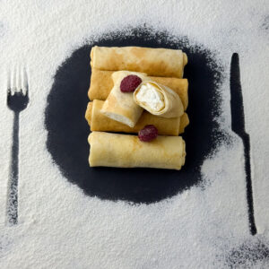 Млинці  з сиром та родзинками "Гурман"