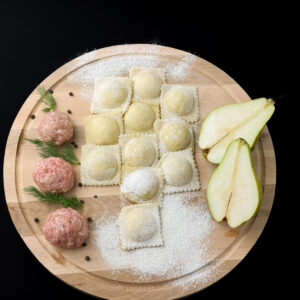 Равіолі  з індичкою та карамелізованою грушею "Гурман"