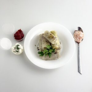 Голубці з куркою та свининою