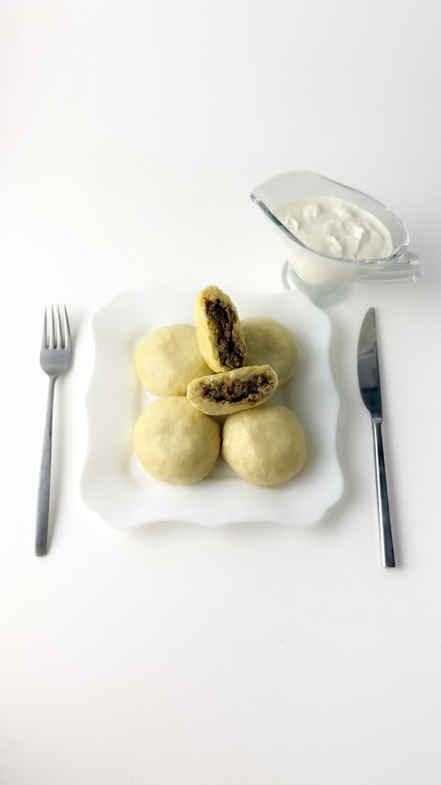 Галушки з курячою печінкою
